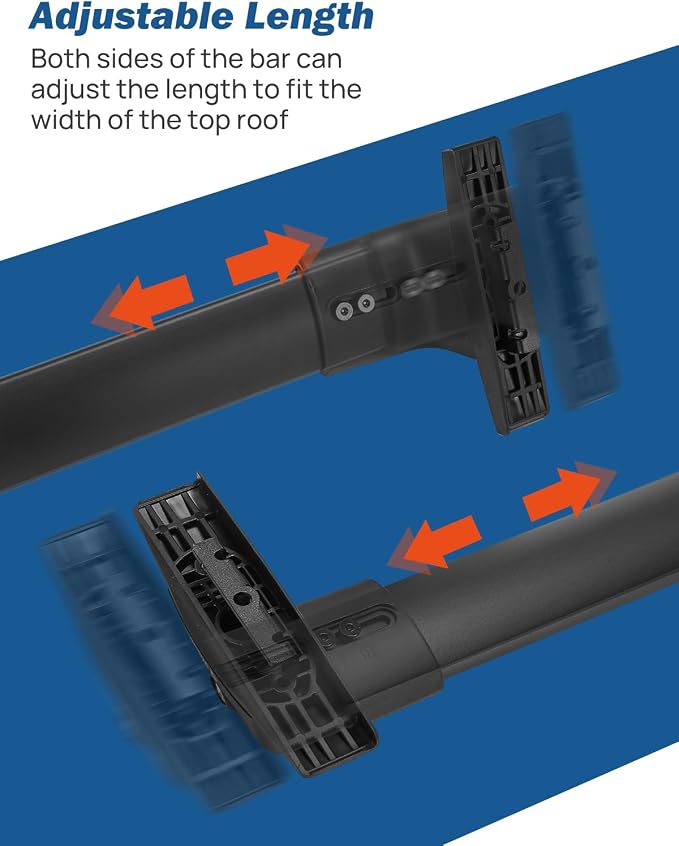 JOYTUTUS 300lbs Heavy Duty Lockable Car Roof Rack Cross Bars Compatible with Toyota Grand Highlander 2024-2025 with Flush Side Rails, Aluminum Alloy Roof Rails Roof Carrier Luggage