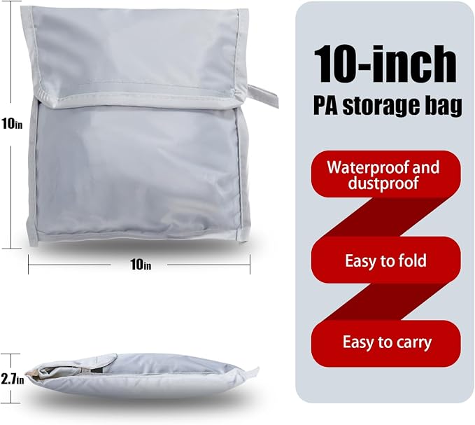 Golf Bag Rain Cover,Durable Dustproof, Travel Waterproof Gear,Golf Bag Rain Hood 50.4" (H) x 8.5" (W) x 23.2" (L)