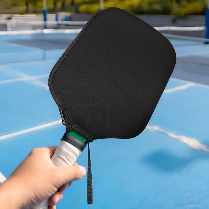 Mipcase Pickleball Paddle Covers 2 Pack with Zippered Tennis Racket Case for Outdoor Beach Sports Storage and Protection