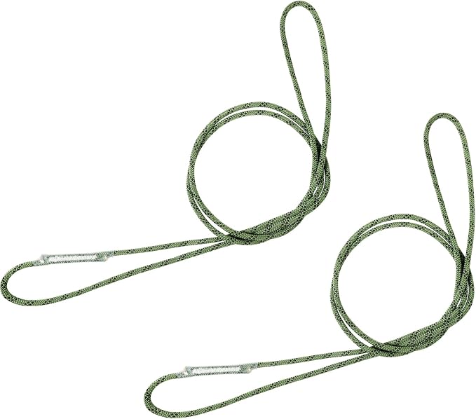 1/4 Inch Pre-Sewn Prusik Loop 47 Inch, Premium Aramid Nylon Hybrid Cord 12kN, Superior Heat Abrasion Resistant Rope Loop for Arborist Rescue Outdoor Rigging