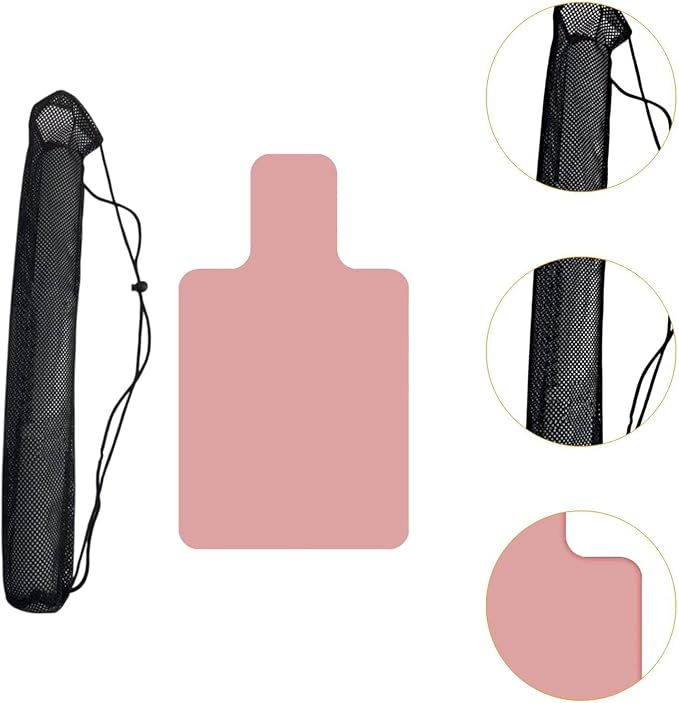 Pilates Reformer Mat Towel for Balance Training Fitness with Mesh Bag