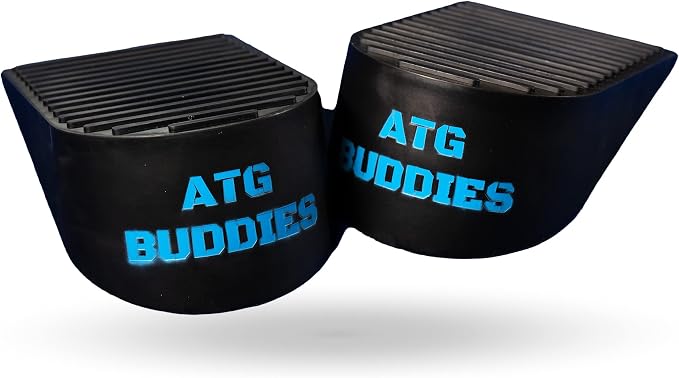 ATG Buddies Squat Wedge Block for Heel Elevated Squat and ATG Split Squats with Carrying Case, Light Weight and Easy to Travel
