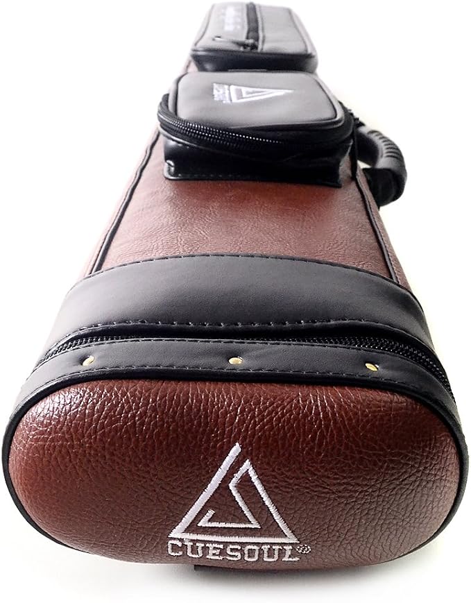 CUESOUL Soocoo Series 2x4/2x2 Hard Pool Cue Case -Holds 2 Cue Butt and 4 Cue Shafts,Four Color Available