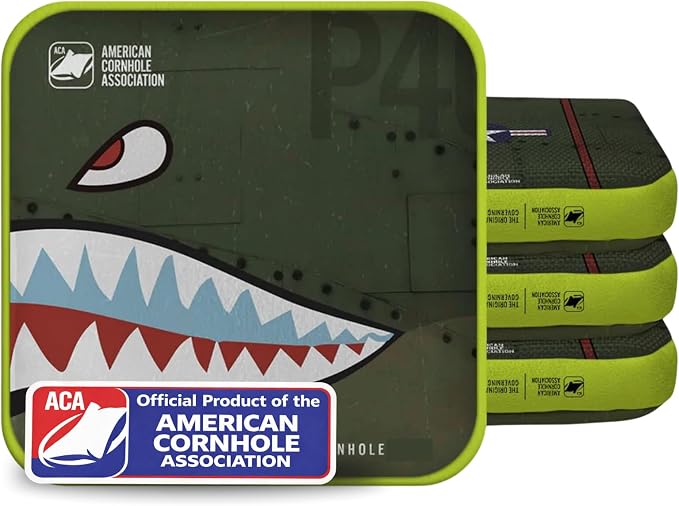 ACA Synergy Edge Professional Cornhole Bags Dual Sided 6x6 Bomber