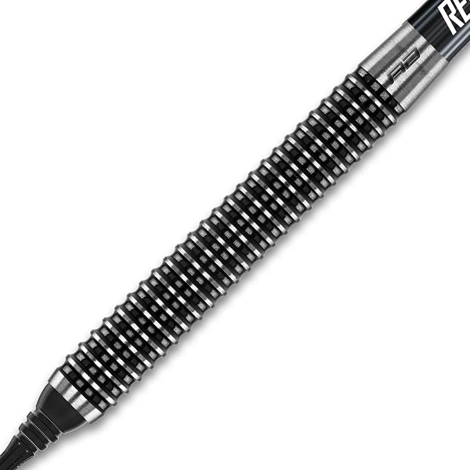 RED DRAGON - Soft Tip Darts Set for Electronic Dartboards - Pegasus for Beginner to Intermediate Adult Players - 18g - 80% Tungsten Barrels, 3 Darts, Extra Flights, shafts, and Wallet - Black