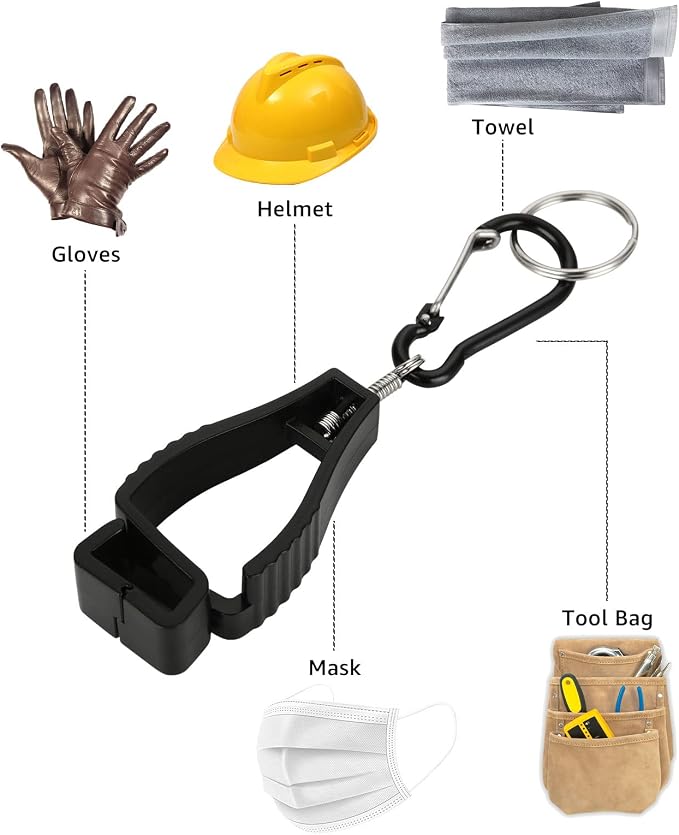 Glove Clips for Work Glove Holders, Glove Holder Clip Gloves Clip for Construction