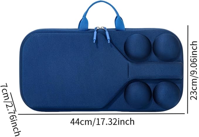 Hard Case Pickleball Racket Storage Bag with Handle for Outdoor Activities