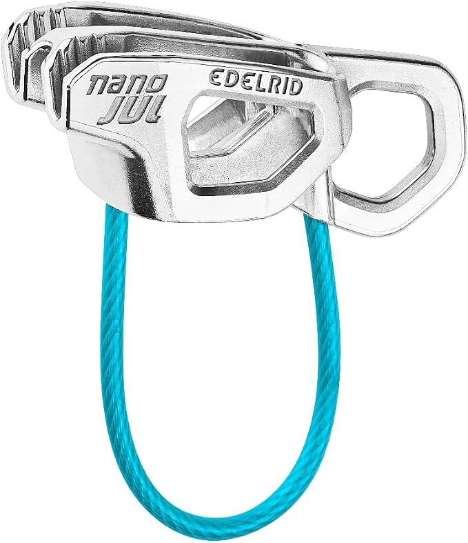 EDELRID Unisex - Adult Nano Jul Fuse Device, Slate, One Size
