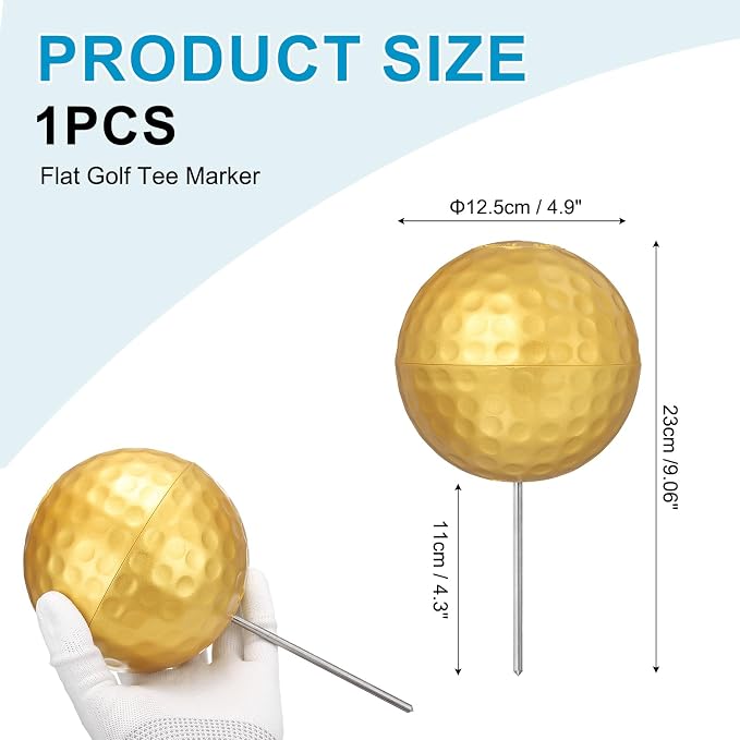 Golf Tee Markers, Plastic Position Ball Markers, Golf Ball Marker-Fitting for (Driving Range Boundary Markings/Area Markings)