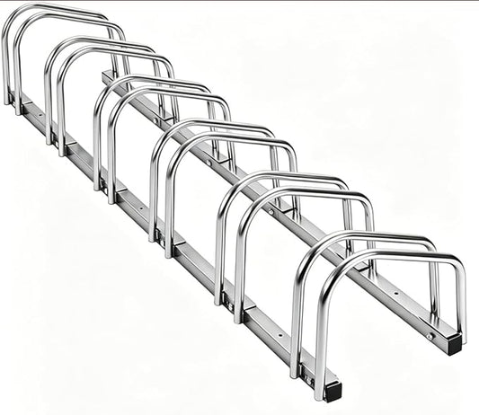Freestanding Bike Floor Stand, Heavy Duty Bicycle Parking Rack for Garage Home Indoor Outdoor, Bike Storage Organizer Fits 22-28 Inch Wheels & 2.2 Inch Tire Width