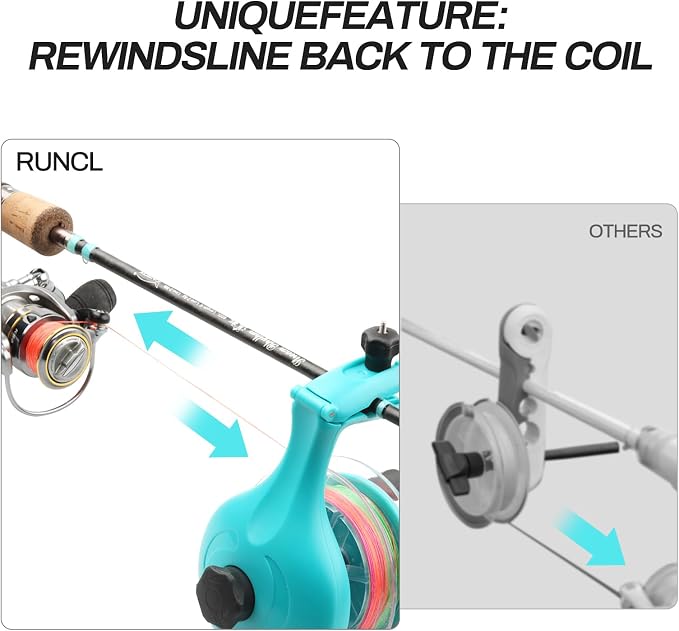 Fishing Line Spooler for Spinning Cast Reels Spooling Station Spools Holder Winder Machine Accessories