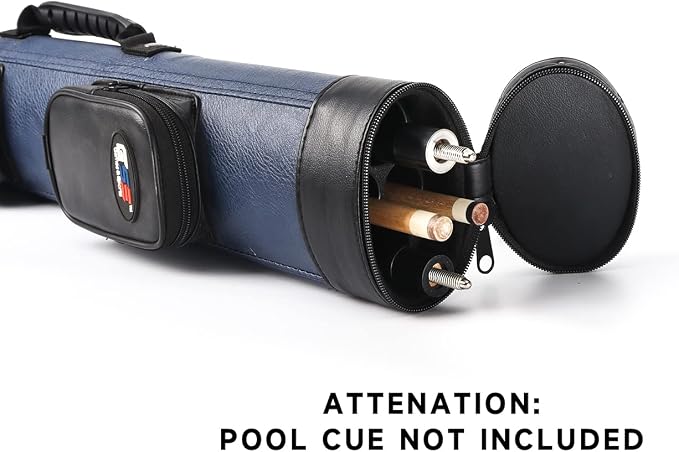 GSE Games & Sports Expert 2x2 Deluxe Hard Billiard Pool Cue Stick Carrying Case, Billiard Cue Case, Billiards Accessories (Several Colors Available)