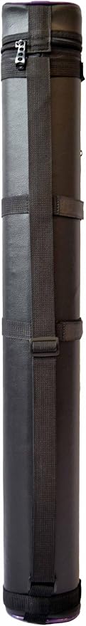 HAN'S DELTA 2x2 Hard Pool Cue Billiard Stick Carrying Case, (Several Colors Available) (Piping Purple)