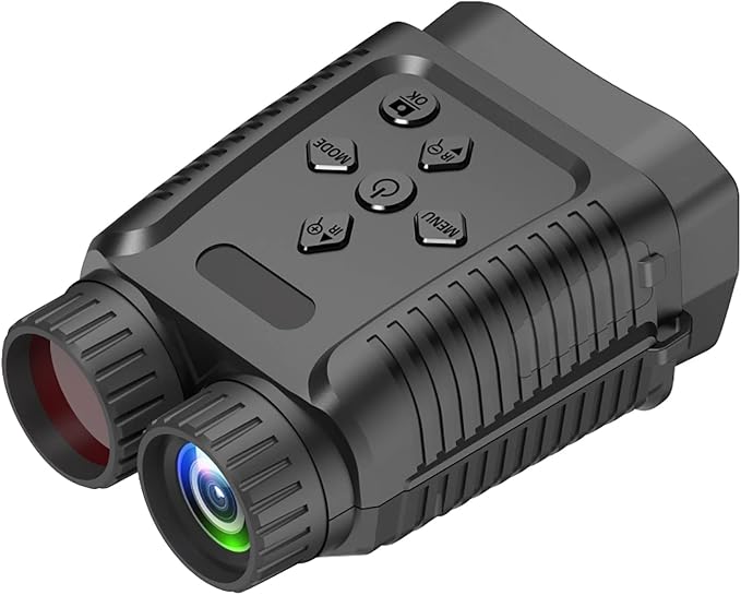 Mini Night Vision Goggles Binocular Camera 1080P 12MP Starlight Distance to 300M with 2.4" TFT for Hunting Hiking Camping Climbing