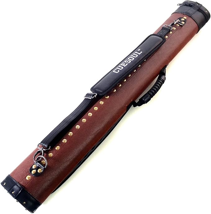 CUESOUL Soocoo Series 2x4/2x2 Hard Pool Cue Case -Holds 2 Cue Butt and 4 Cue Shafts,Four Color Available
