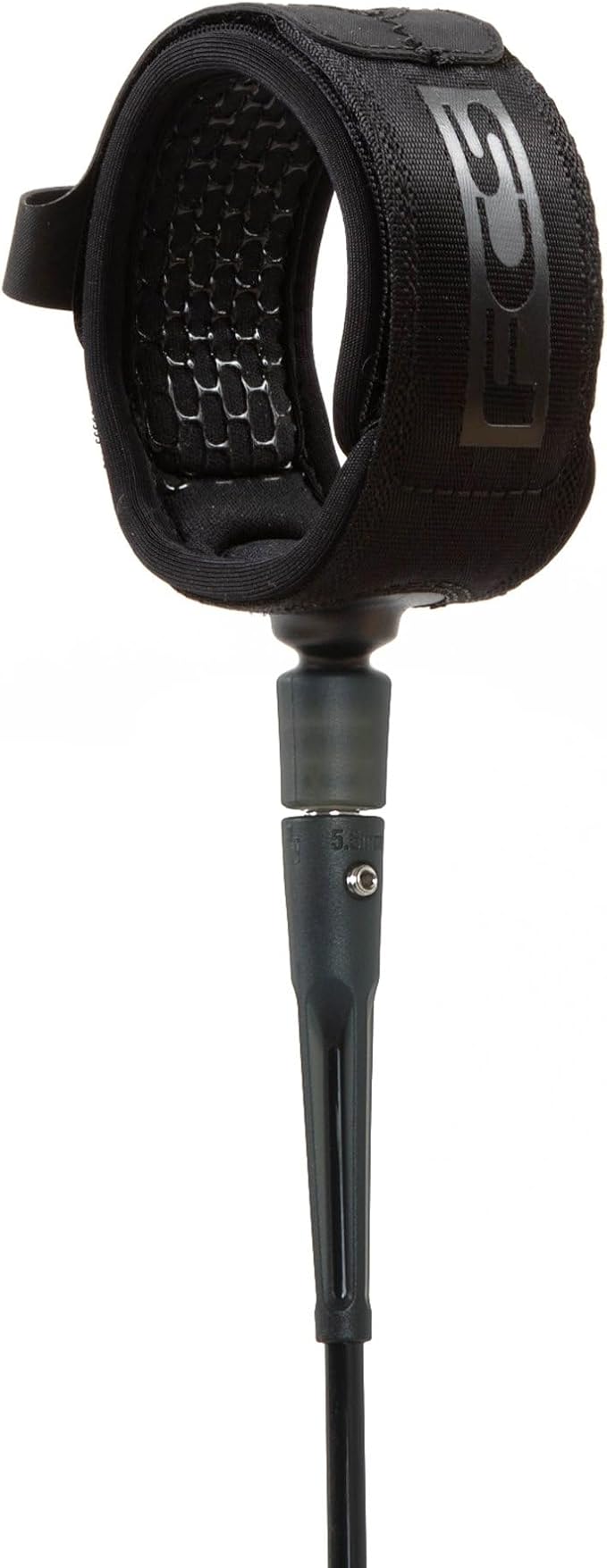 FCS All Round Essential Leash | Lightweight & Durable Surf Leash for 2-8ft Waves, in-Cuff Silicone Grip, Easy-Release Tab