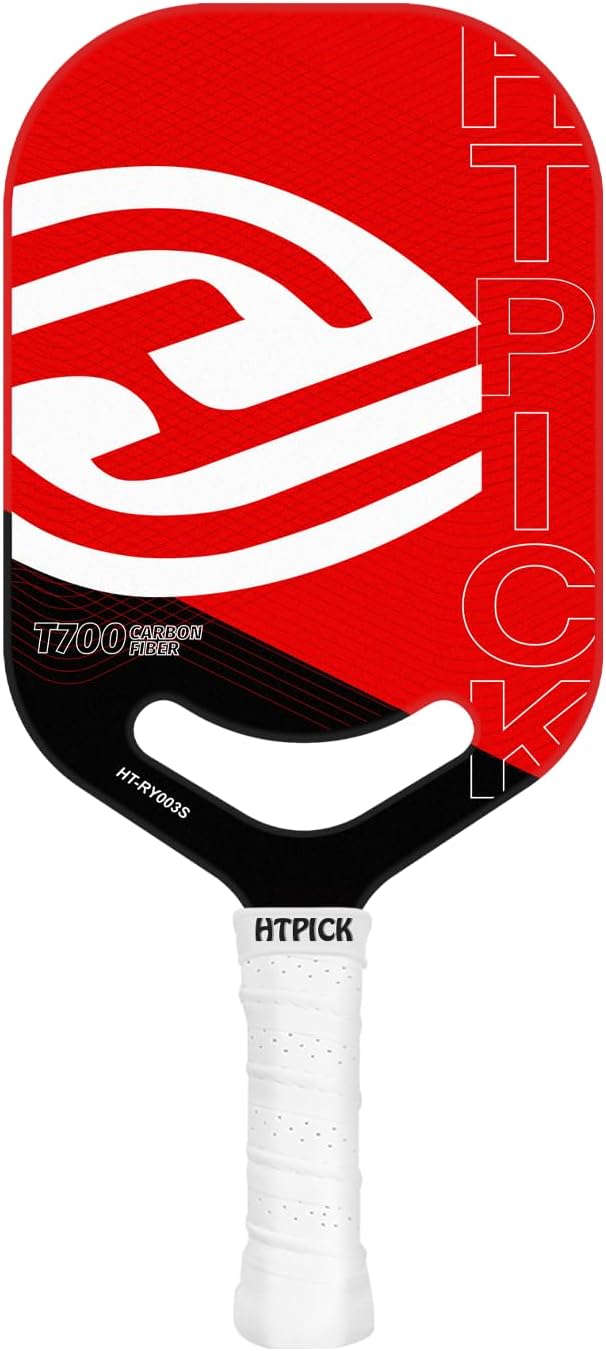 Pickleball Paddles | T700 Carbon Fiber Pickleball Paddle with Aero Throat | Hot-Press Moulding | 16mm Polymer Core | Specifically Engineered for Swing Speed and Manoeuvrability