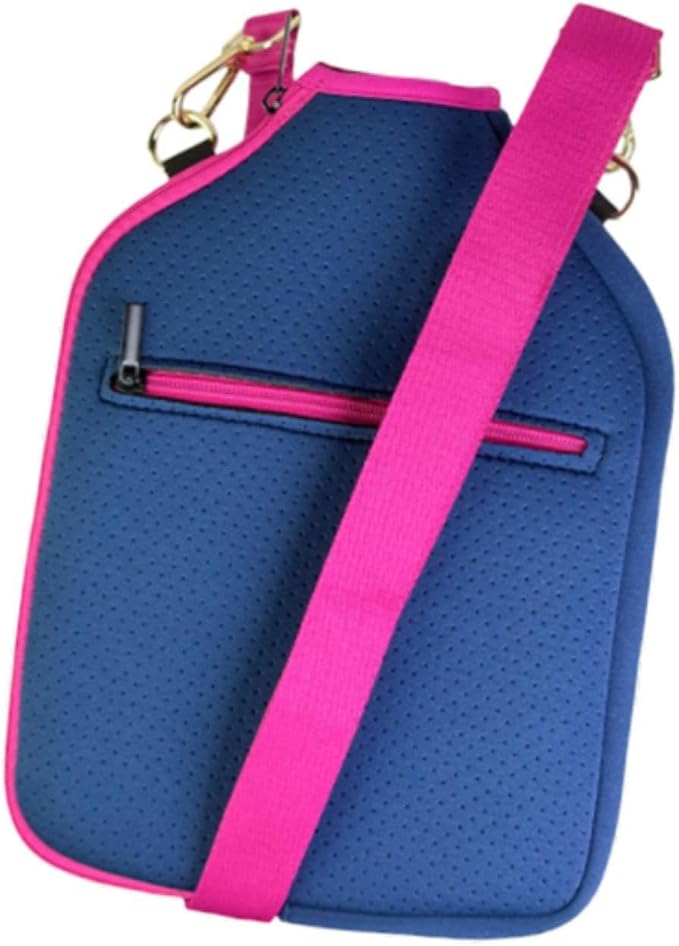 harayaa Paddle Cover Neoprene Racket Sleeve with Detachable Shoulder Strap Zipper Storage Bag Holder Case Suitable for Park Activities Home Communi