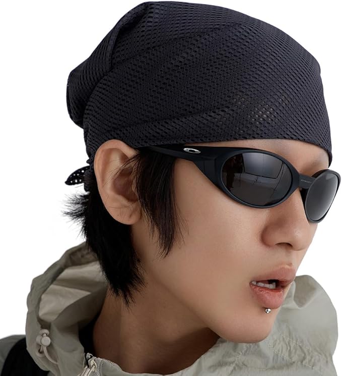 UNDERCONTROL Quick-Dry Mesh Scarf Lightweight Breathable Outdoor Bandana for Hiking, Running, Camping, Gorpcore Style Korea