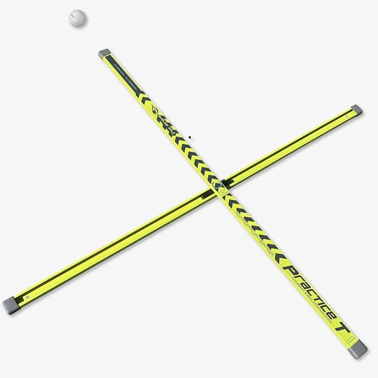 EyeLine Golf Practice T Swing Training Aid, Align Feet/Shoulders/HIPS to Ball, White or Green Alignment Sticks, Shoulder Mirror, PGA Tour Proven
