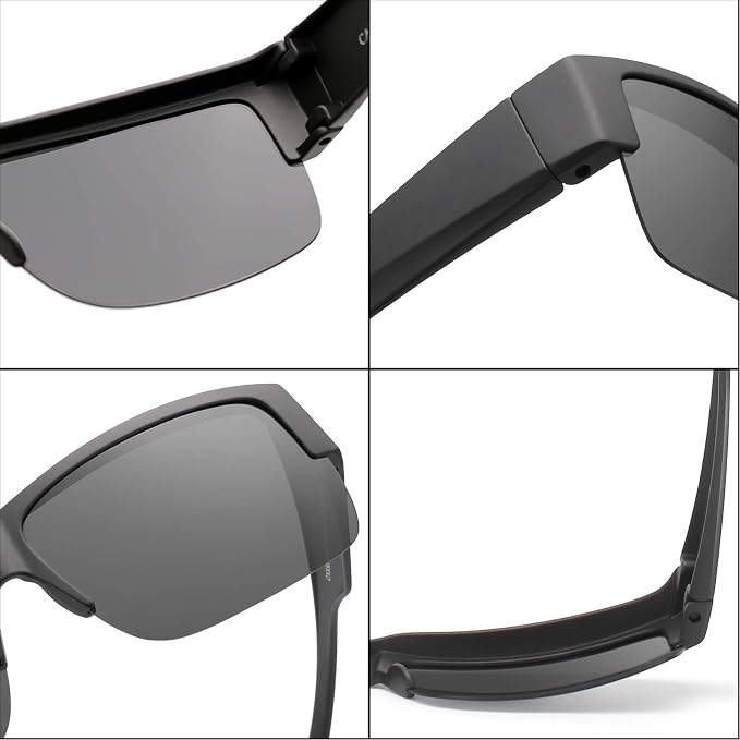CAXMAN Fit Over Glasses Sunglasses for Men & Women Polarized Lens 100% UV Protection