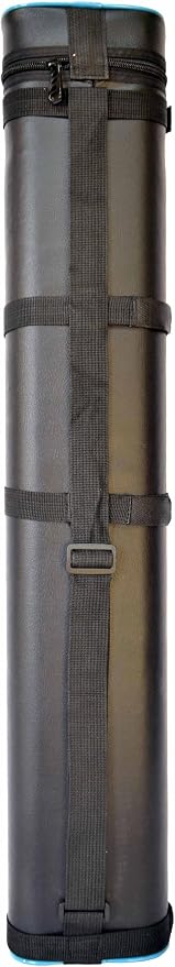 HAN'S DELTA 2x4 Hard Oval Pool Cue Billiard Stick Carrying Case, (Several Colors Available)