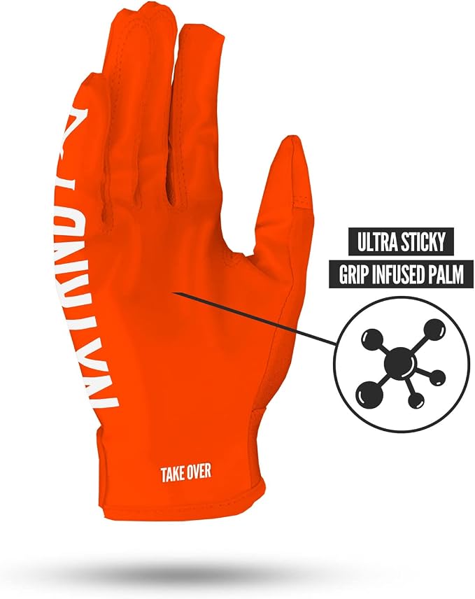 Nxtrnd G1 Pro Men's Football Gloves, Adult Sticky Receiver Gloves