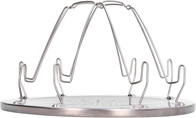 Camping Toaster for Gas Stove, Camp Stove Toaster Folding Portable 4 Slice Stainless Steel Stovetop Bread Toast Rack for Outdoor Cooking Camping Hiking Backpacking BBQ Picnics