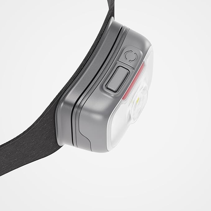 BioLite Range 500 Waterproof, Fast-Charging Rechargeable Headlamp, Midnight Grey, 500 Lumens, USB-C Charging, 100m Beam, 200 Hour runtime