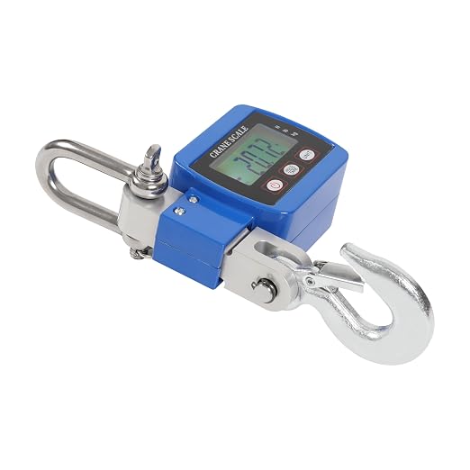 HFS(R) Digital Hanging Crane Scale 500kg/1100lb - Industrial, Heavy Duty, Unit Change Function, for Industrial and Hunting Use