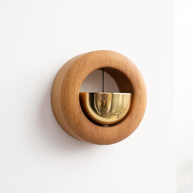 Shopkeepers Bell for Door Opening - Magnetic Attached Doorbell Chime for Business - Unique Office Ornaments and Hanging Decoration for Entrance, Fridge Sticker and Barn Door - Creative Present