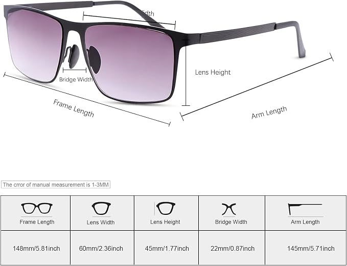 Full Reading Glasses UV Protection Spring Hinge Sunglasses Anti Blue Light Sun Readers for Men and Women Non Bifocal