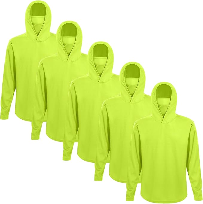 Mens Long Sleeve T-Shirts Casual Crew Neck Tee Shirt Summer Soft Running Swimming Cycling Fishing Tops