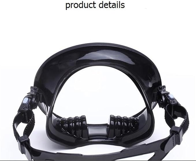 Anti Fog Snorkeling Diving Mask, Ideal for Spearfishing and Fish Eyes View, Best for Underwater Adventures (Black)
