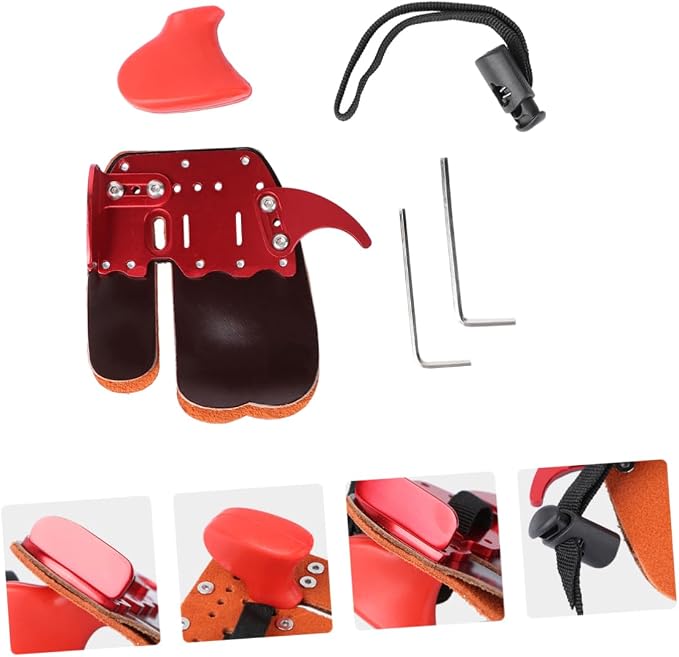 BESPORTBLE 2 Pcs Finger Braces Finger Protector Finger Sleeves Protective Hand Gear Bow and Arrow Finger Guard