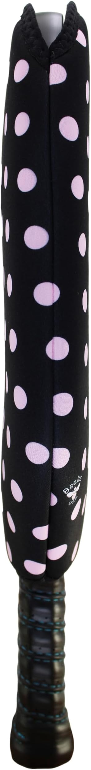 BeeJos Women's Polka Dot Collections: Premium Slip-On Pickleball Paddle Cover-Fits Standard Size Paddles-Zipperless (Paddle not Included) 6 Color Variations