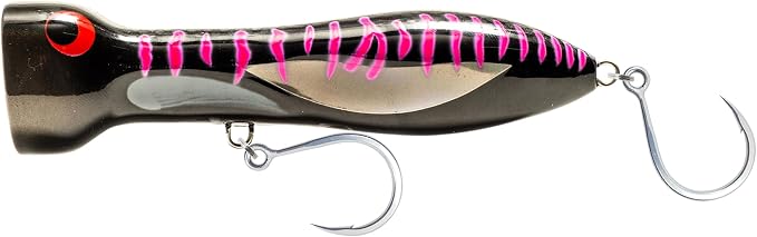 Nomad Design Chug Norris 6” (150mm) Topwater Floating Popper Fishing Lure with BKK Hooks & Durable Diamond Armour, for Bluefin & Yellowfin Tuna, Cubera Snapper, & Roosterfish