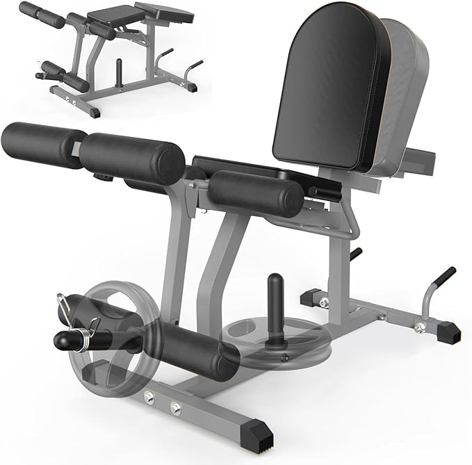 Z ZHICHI 2-in-1 Adjustable Leg Extension and Curl Machine, Easy Transition, Home Gym Leg Machine, Weight Capacity 660LBS