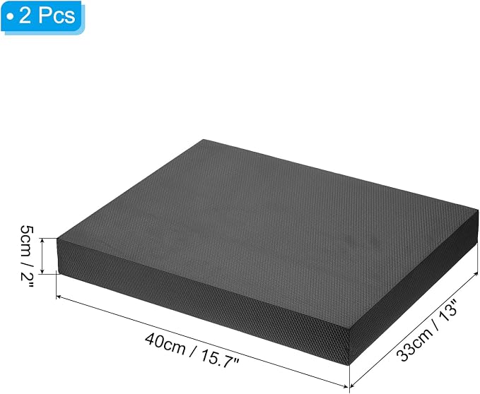 PATIKIL Balance Pad Non-Slip TPE Foam Pad Cushion Exercise Yoga Mat Knee Pad for Fitness Stability Core Training Stretching