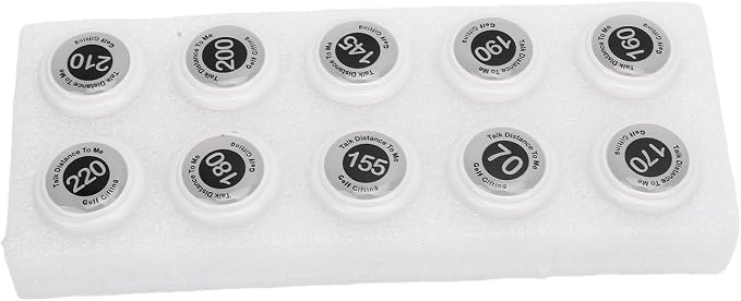 RiToEasysports Golf Club Distance Markers 20 Pack Golf Ball Markers with Instant Distance Guidance Easy Attachment Universal Fit for Training Course Management