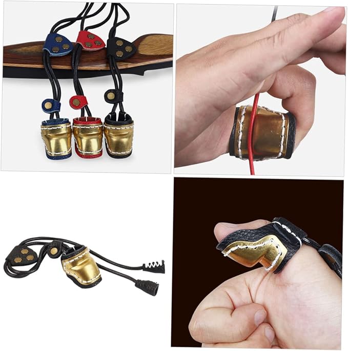 VANZACK 5pcs Hunting Finger Protector Archery String Finger Saver Archery Glove Workmanship