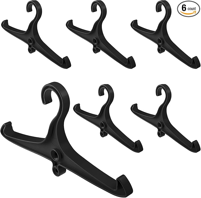 FoldTier Scuba Hanger BC Regulator Scuba Diving Wetsuit Hanger with Din Threads Vest Tactical Gear for Dry Clothes BCD Side Hanging