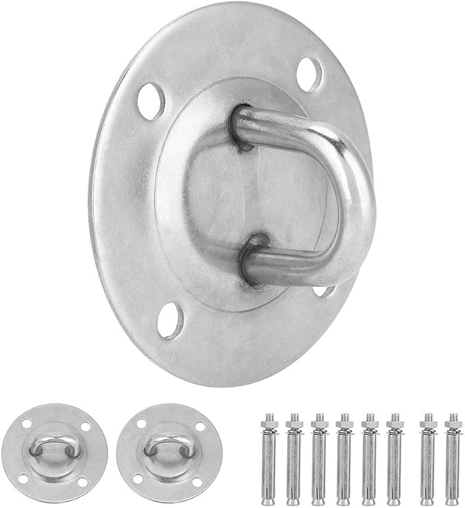 Jonlaki Swing Hangers, Stainless Steel Hammock Wall Hooks for Wall Ceiling Mount, Indoor Outdoor Hammock Chair Hanging Swing Hanging