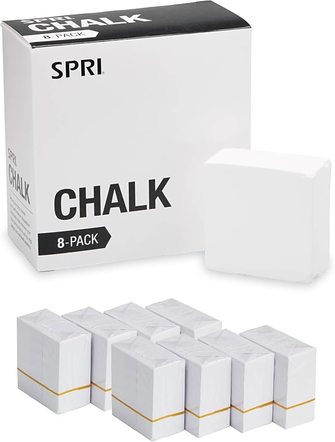 SPRI Chalk Block & Chalk Ball for Gymnastics, Rock Climbing, Bouldering, Rings, Weightlifting, Pool Billiards