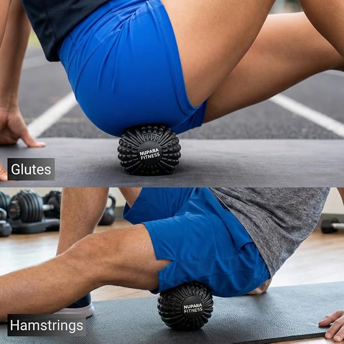 Massage Ball - Myofascial Release Ball for Recovery in Muscles, Shoulder, and Back. Trigger Point Massage and Pressure Point Therapy. (5-inch)