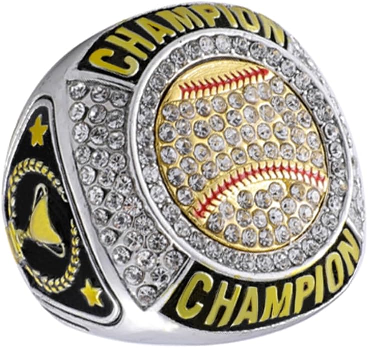 Baseball Championship Ring Trophy Award Gift Tournament Champions or Finalists Champion Ring