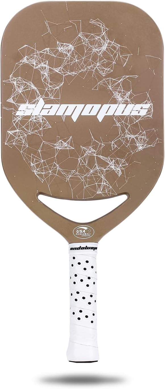Pro Pickleball Paddle| T700 Carbon Fiber Pickleball Paddles with 16mm Polymer Honeycomb Core & Overgrips| Premium Pickle Ball Racket Enhanced Control & Spin & Power| USAPA Approved