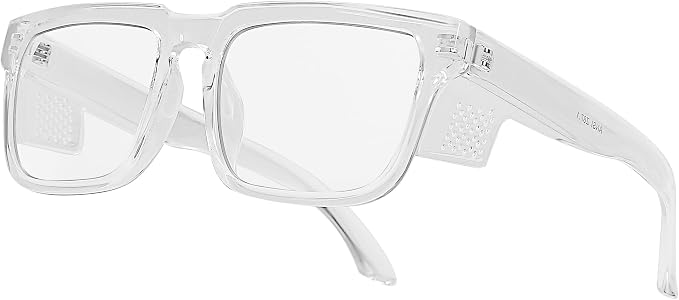 Z87 High-Visibility Construction Anti-Fog Photochromic UV400 Blue Light Blocking Impact Resistant Safety Glasses