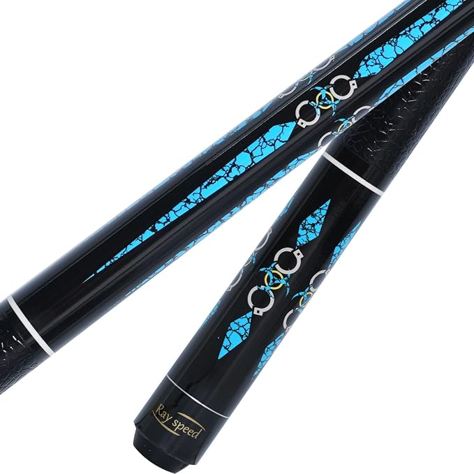 Pool Cue Stick Low Deflection Shaft Billiard Cue Stick with Hard Case 19-20 oz Professional Pool Stick