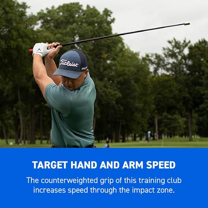 SuperSpeed Golf Counterweight Speed Stick | Proven by Padraig Harrington | Increase Club Head Speed and Improve Lag | One Club with App Instructional Protocols